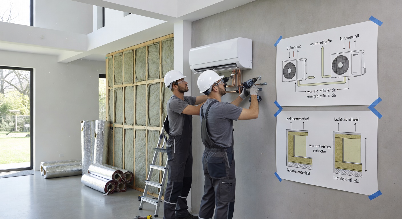 warmtepomp en isolatie: werking en installatie