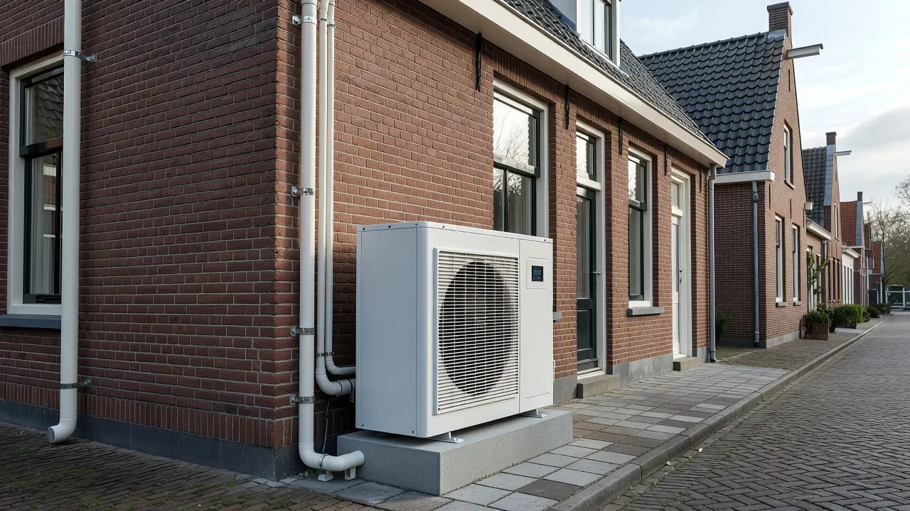 Warmtepomp en isolatie installatie in Nederlandse woning